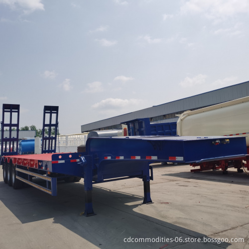 Hot Sale New Heavy Duty  Low Bed Semi Trailer Truck at Low Price